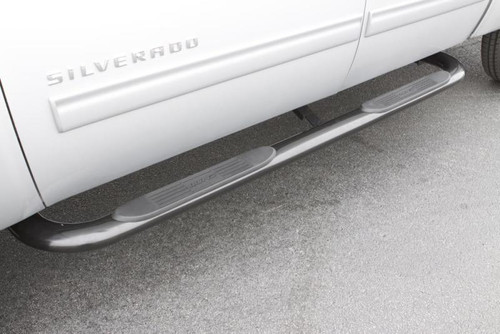 Lund 97-98 Ford F-150 SuperCab (3Dr) 4in. Oval Curved SS Nerf Bars - Polished - 23266412 Photo - Primary