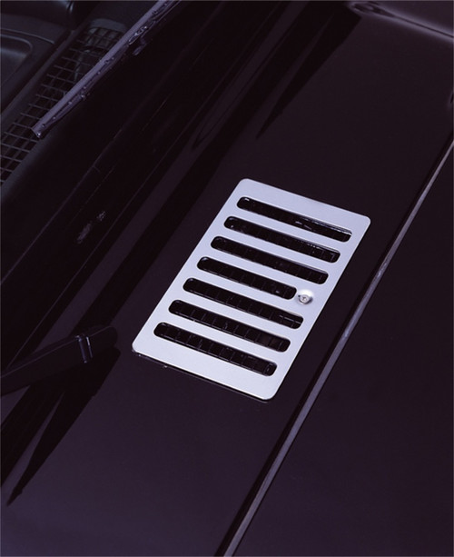 Rugged Ridge 98-06 Jeep Wrangler TJ Stainless Steel Cowl Vent Cover - 11117.04 Photo - Primary