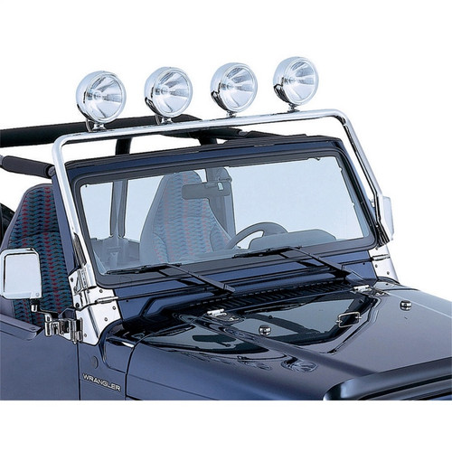 Rugged Ridge 97-06 Jeep Wrangler TJ Stainless Steel Full Frame Light Bar - 11138.01 Photo - Primary