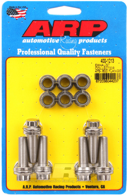 ARP Exhaust Collector .475-.600 Flange Bolt Kit - 400-1213 Photo - Primary