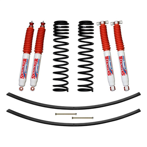 Skyjacker 84-01 XJ 3in FR Dual Rate Long Coil Suspension Kit w/ RR Add-A-Leafs/Hydro 7000 Shocks - JC301BPHLT Photo - Primary