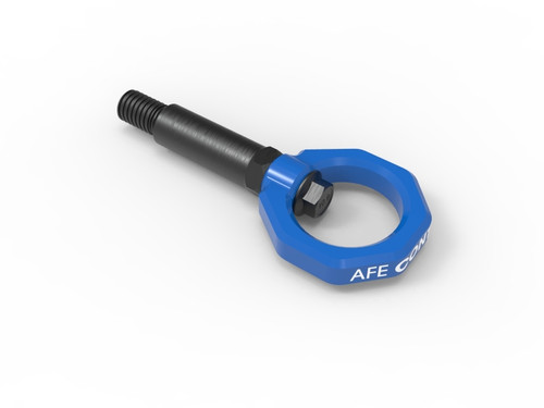 aFe Control Front Tow Hook Blue 20-21 Toyota GR Supra (A90) - 450-721001-L Photo - Primary