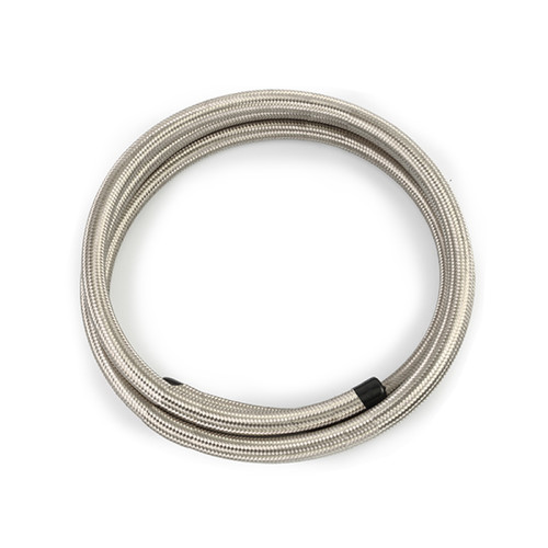 Mishimoto 10Ft Stainless Steel Braided Hose w/ -6AN Fittings - Stainless - MMSBH-06120-CS Photo - Primary