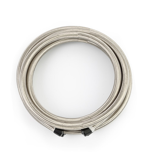 Mishimoto 15Ft Stainless Steel Braided Hose w/ -10AN Fittings - Stainless - MMSBH-10180-CS Photo - Primary