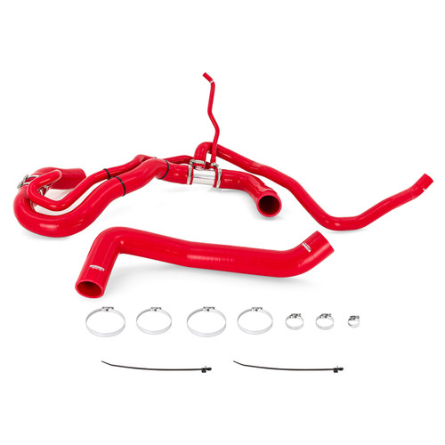 Mishimoto 17-19 Chevrolet Duramax 6.6L L5P Red Silicone Radiator Hose Kit - MMHOSE-DMAX-17RD Photo - Primary