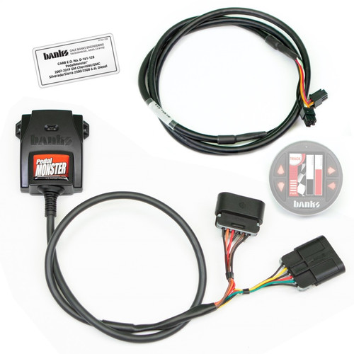 Banks Power Pedal Monster Throttle Sensitivity Booster for Use w/ Exst. iDash - 07.5-19 GM 2500/3500 - 64321-C Photo - Primary