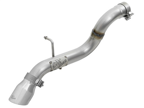 aFe MACH Force-Xp Axle-Back Exhaust System w/Polished Tip 18-20 Jeep Wrangler L4-2.0T / V6-3.6L - 49-48070-1P Photo - Primary