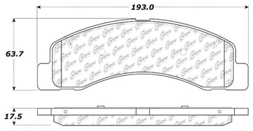 StopTech 99-04 Ford F-250 / 00-05 Excursion / 99-04 F-350 Super Duty Front Truck & SUV Brake Pads - 319.07560 Photo - Primary