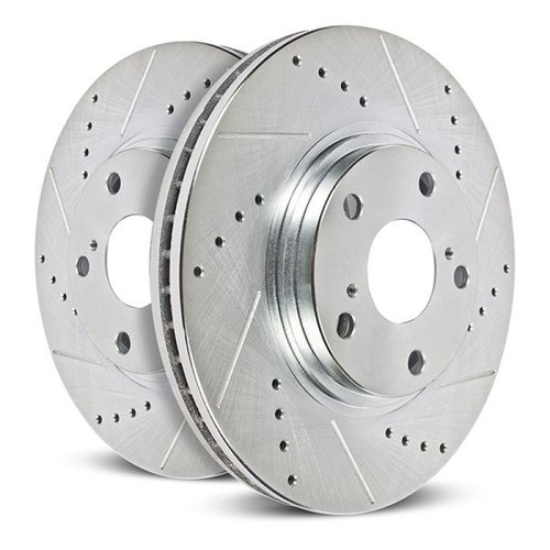 Power Stop 2004 Subaru Impreza Front Evolution Drilled & Slotted Rotors - Pair - JBR1179XPR User 1
