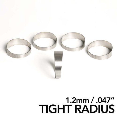 Ticon Industries 2.13in Diameter 1.25D Tight Radius 1.2mm/.047in Titanium Pie Cut - 5pk - 109-05401-0014 User 1