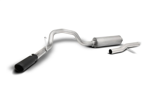 Gibson 21-22 Chevy Suburban 5.3L 3in Cat-Back Single Exhaust System Stainless - Black Elite - 615639B Photo - Primary
