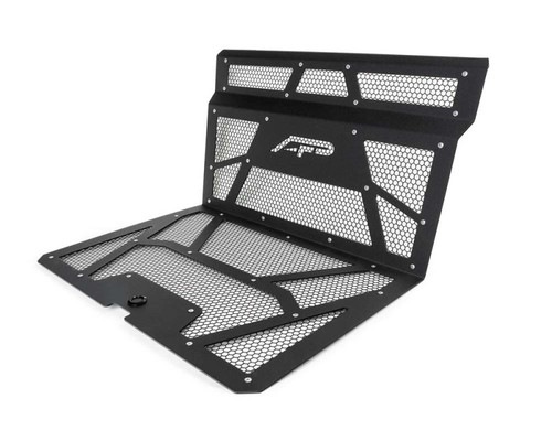 Agency Power 14-18 Polaris RZR XP 1000 / XP Turbo Vented Engine Cover - Matte Black/Matte Black Mesh - AP-RZR-111-FMB-MMBLK User 1