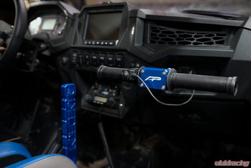 Agency Power Passenger Grab Bar with Lug Wrench Blue Polaris RZR - AP-RZR-315-BLU User 1