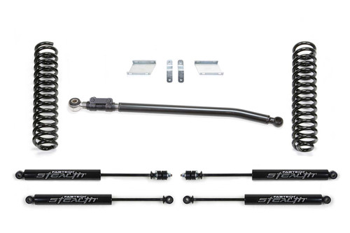 Fabtech 08-16 Ford F-250/F-350 4WD Diesel 2.5in Basic Coilover Kit w/Stealth - K2376M