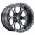 Weld Off-Road W108 20X10 Ledge 6X139.7 ET-18 BS4.75 Satin Black / Black Ring 106.1 - W10800084475