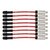 Moroso GM LS/LT 8.5mm Ultra 40 11in Long Wire Set w/Alum Heatshield - Red - 73742 User 1