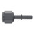 DeatschWerks 8AN Female Flare Swivel to 5/16in Male EFI Quick Disconnect - Anodized Matte Black - 6-02-0132-B Photo - Primary