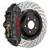 Brembo 00-02 RS4 Front GTS BBK 6 Piston Cast 380x34 2pc Rotor Drilled-Black HA - 1N1.9025AS Photo - Primary