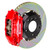 Brembo 00-02 CL500 Rear GT BBK 4 Piston Cast 2pc 328x28 2pc Rotor Slotted Type1-Red - 2C2.6004A2 Photo - Primary