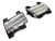 Raxiom 18-23 Jeep Wrangler JL Sport Axial Series Sequential LED Parking/Turn Signal Lights- Chrome - J155020-JL Photo - Close Up