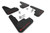 Rally Armor 21-23 Ford Mustang Mach-E Black UR Mud Flap w/ Red Logo - MF96-UR-BLK-RD Photo - Primary