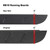Go Rhino RB10 Slim Running Boards 57in. Cab Length - Tex. Blk (No Drill/Mounting Brackets Required) - 630057SPC Illustration Guide