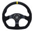 NRG Reinforced Steering Wheel (320mm) Sport Alcantara Dual Push Buttons Flat Bottom w/Yellow Center - RST-024D-MB-SA-Y User 1