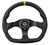 NRG Reinforced Steering Wheel (320mm) Sport Leather Dual Push Buttons Flat Bottom w/ Yellow Center - RST-024D-MB-R-Y User 1