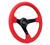 NRG Reinforced Steering Wheel (350mm/3in. Deep) Matte Black Spoke/ Red Alcantara w/ Black Stitching - RST-036MB-REA User 1