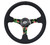NRG Reinforced Steering Wheel (350mm / 3in. Deep) Black Suede w/ 5mm Floral 3-Spoke Center - RST-036TROP-S User 1