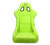 NRG FRP Bucket Seat PRISMA Edition - Large (Neon Green Alcantara/  Pearlized Back) - FRP-302NG-PRISMA User 1