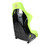 NRG FRP Bucket Seat PRISMA Edition - Large (Neon Green Alcantara/  Pearlized Back) - FRP-302NG-PRISMA User 1