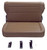 Rugged Ridge Fold & Tumble Rear Seat Spice 76-95 Jeep CJ / Jeep Wrangler - 13462.37 Photo - Unmounted