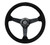 NRG Sport Steering Wheel (350mm / 1.5in Deep) Black Suede/Black Stitch w/Matte Black Solid Spokes - RST-037MB-S User 1