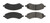 StopTech 07-17 Jeep Wrangler / 07-09 Dodge Durango Truck & SUV Brake Pads - Front - 319.10840 Photo - Unmounted