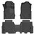 Husky Liners 2021 Ford Bronco 4 Door Weatherbeater Front & 2nd Seat Floor Liners - Black - 95301 Photo - Primary