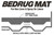 BedRug 20-23 GM Silverado/Sierra 6ft 9in Bed Mat (Use w/Spray-In & Non-Lined Bed) - BMC20SBS Technical Drawing