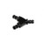 Fleece Performance 1/2in Black Anodized Aluminum Y Barbed Fitting (For -8 Pushlock Hose) - FPE-FIT-Y08-BLK