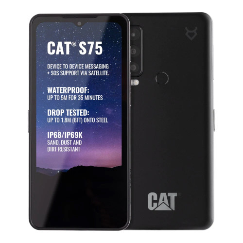 CAT S75 5G/SAT Dual SIM, 6GB/128GB - Black (Global)
