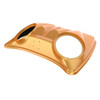 Hard Candy Gold Flake Dual 8'' Speaker Lids for Advanblack / OEM Harley Rushmore style Razor, Chopped & King Tour Pak
