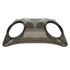 River Rock Gray Dual 8'' Speaker Lids for Advanblack / OEM Harley Rushmore style Razor, Chopped & King Tour Pak