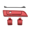 Ember Red Sunglo Hinges & Latch kit  For Harley Razor Chopped King Tour Pak