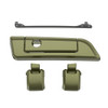 Mineral Green Metallic Hinges & Latch kit  For Harley Razor Chopped King Tour Pak