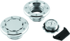 Kuryakyn #8310 - Flush Mount Gas Caps Non-Vented Chrome