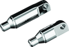 Kuryakyn #8064 - Male Mount 2-1/2inch Footpeg Extension Chrome (Pair)