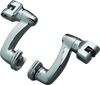 Kuryakyn #8016 - Longhorn Offset Peg Mounts Chrome (Pair)