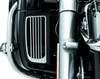 Kuryakyn #7681 - Radiator Grills For Twin Cooled Models Chrome & Black (Pair)