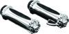 Kuryakyn #6297 - Premium Zombie Grips With Throttle Boss Throttle-By-Wire Chrome