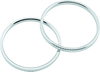 Kuryakyn #6220 - Knurled Accent Rings Chrome (Pair)
