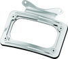 Kuryakyn #3157 - Curved License Plate Mount Chrome